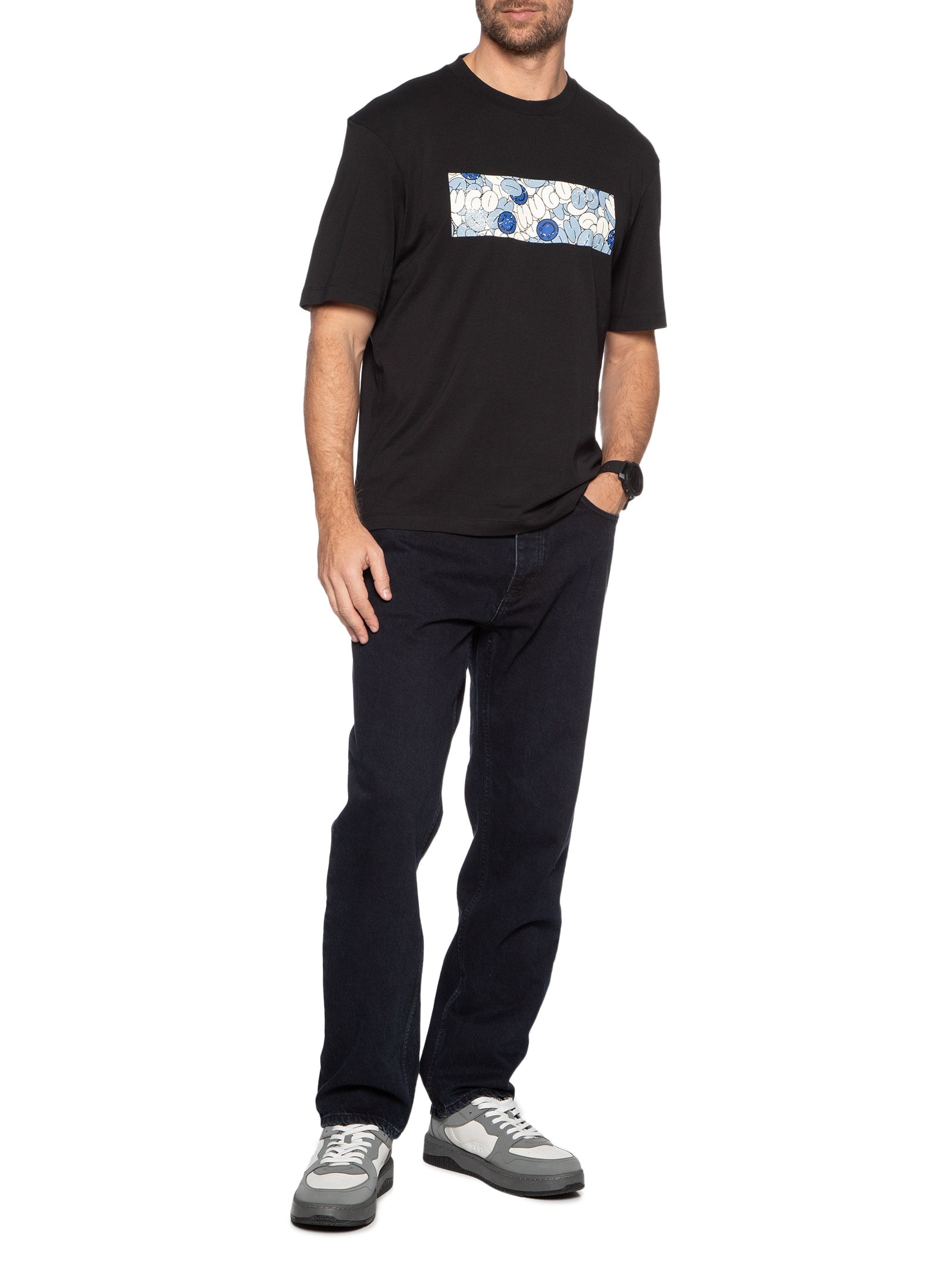 Calça Masculina Slim Jeans Jonah Azul Hugo