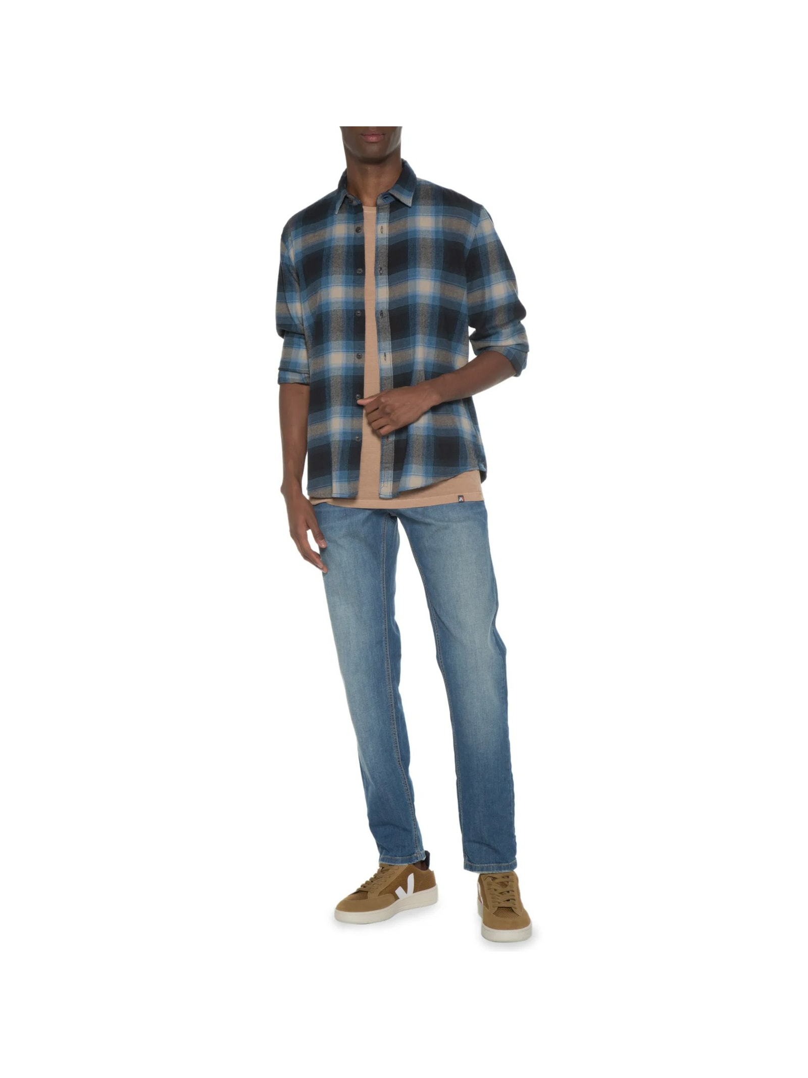 Calça Masculina Slim Jeans New Confort Black Slim Fit Azul Osklen