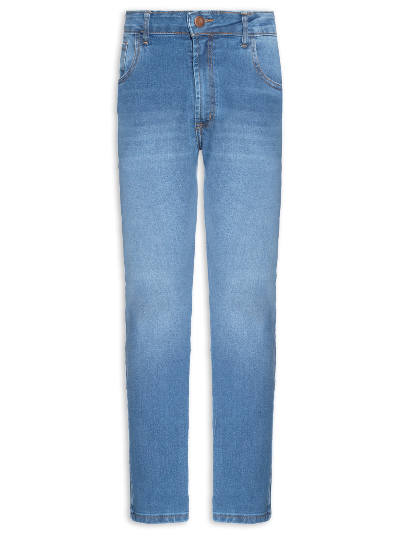 Calça Masculina Slim Jeans Stretch Azul Basiq Men