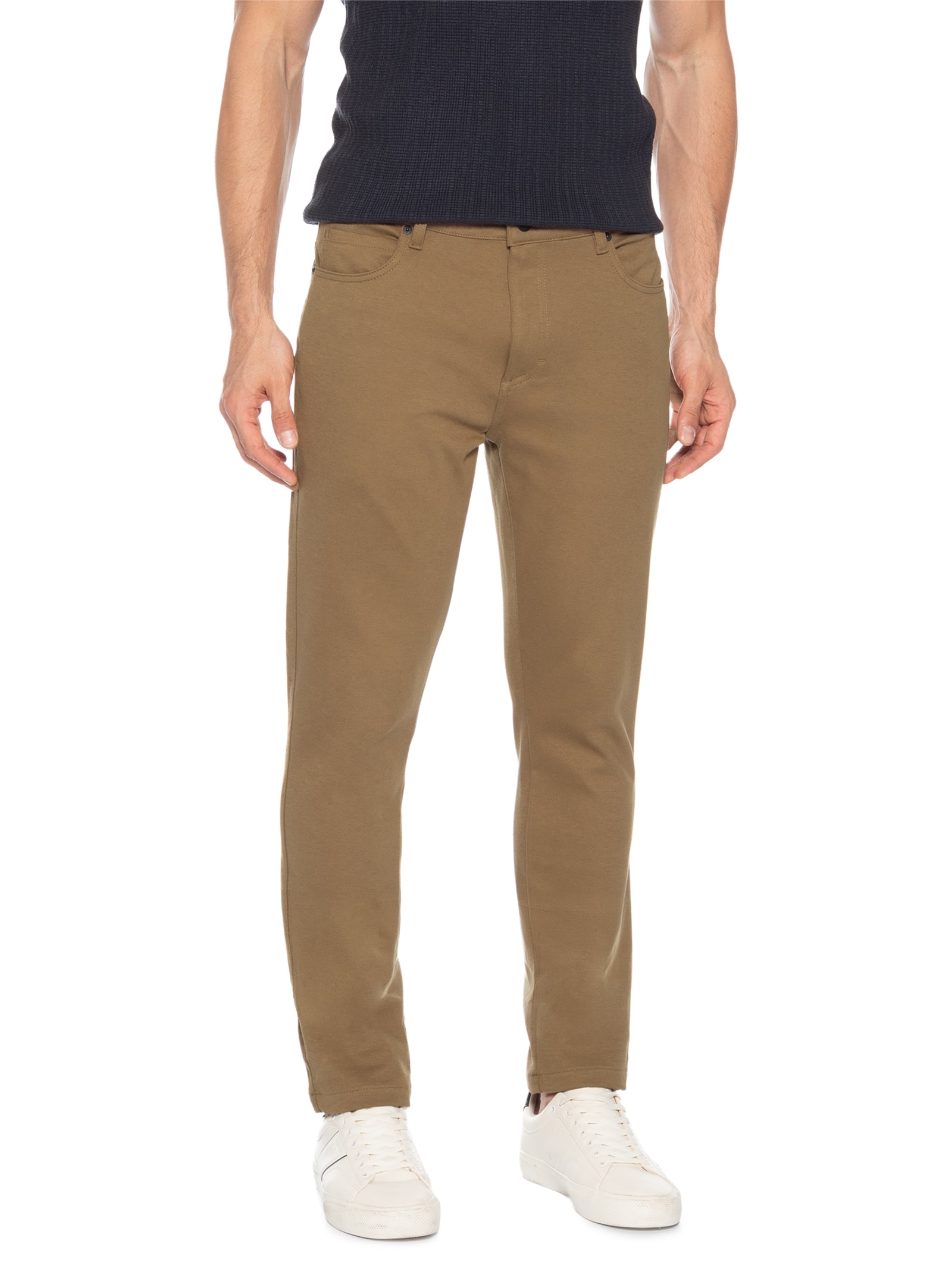 Calça Masculina Slim Tech 247 Bege Oficina Reserva