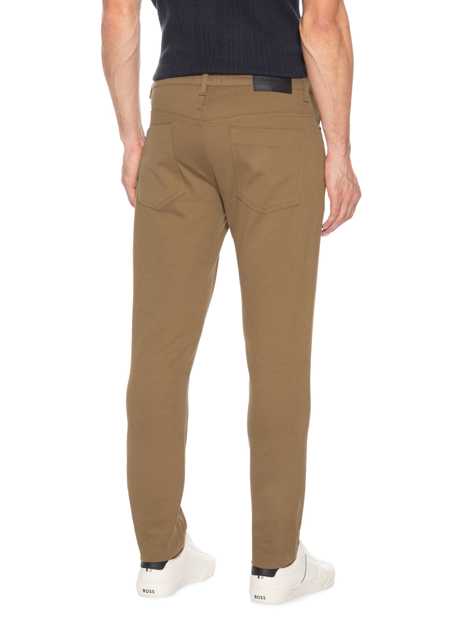 Calça Masculina Slim Tech 247 Bege Oficina Reserva