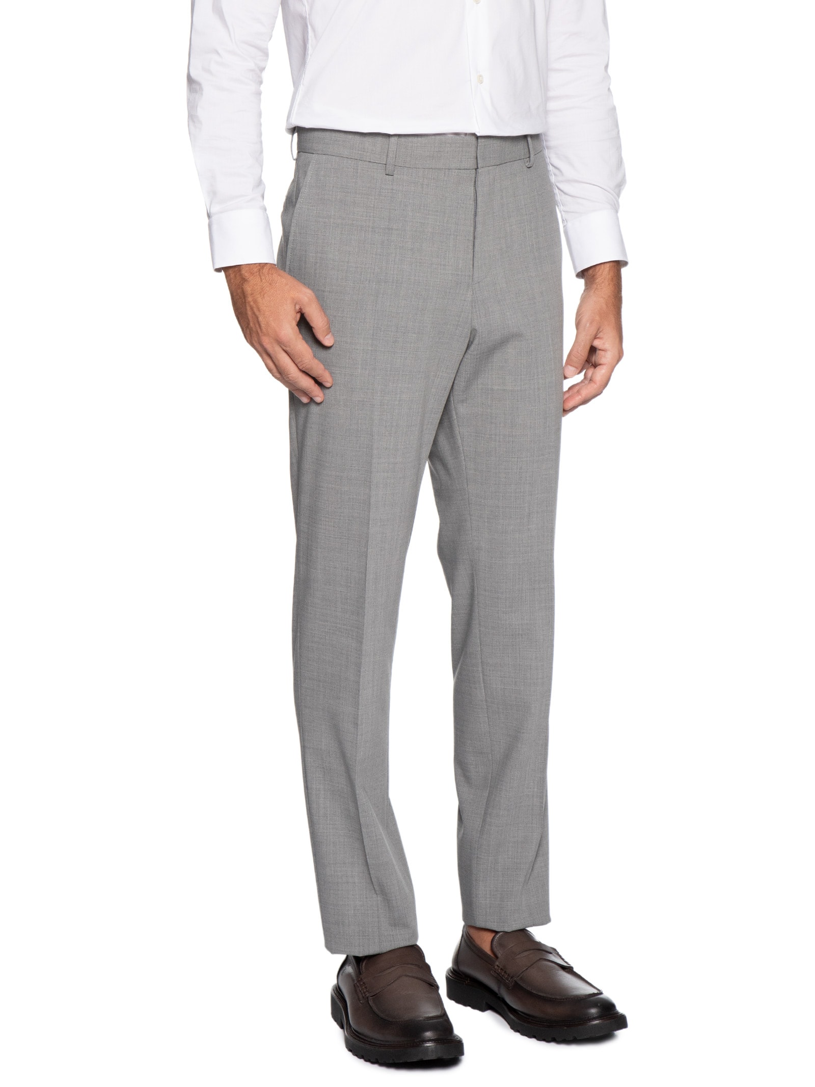 Calça Masculina Social H-Genius Cinza Boss