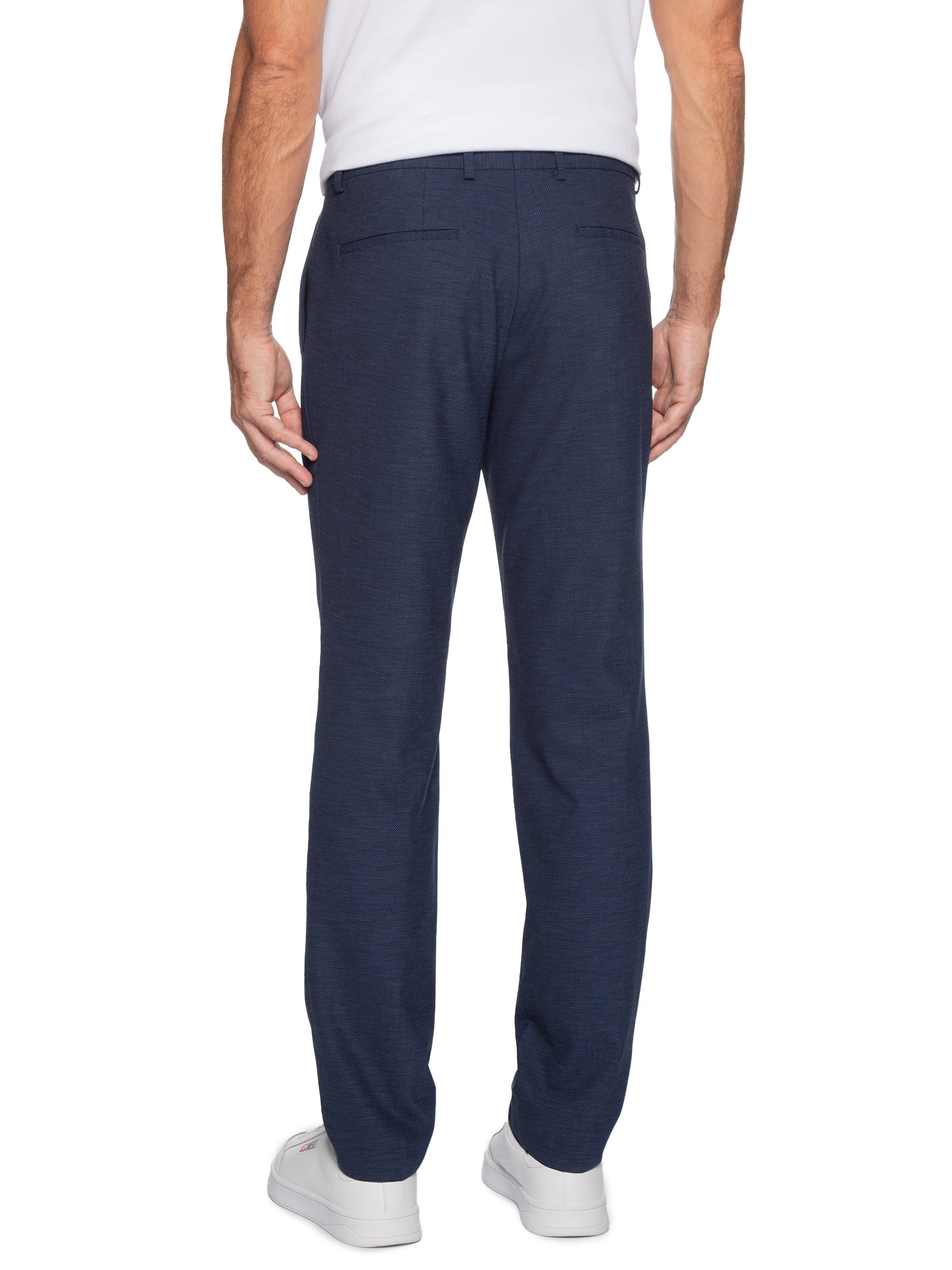 Calça Masculina Social Hesten Azul Hugo
