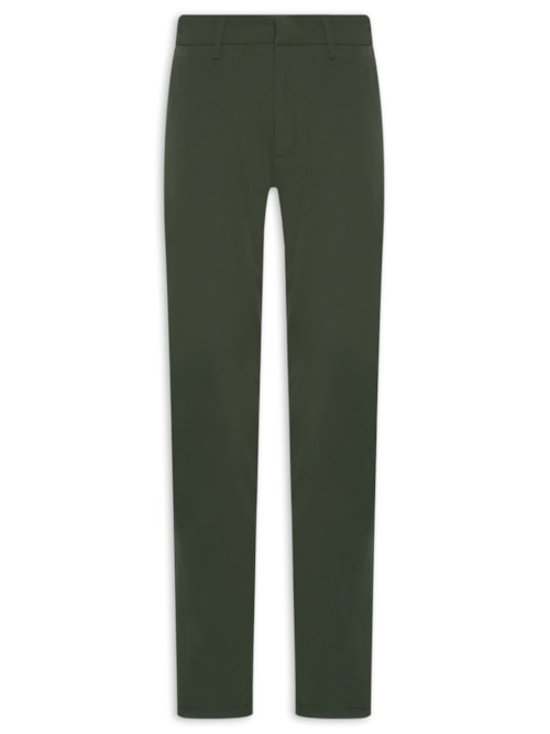Calça Masculina Social Slim Básica – Verde