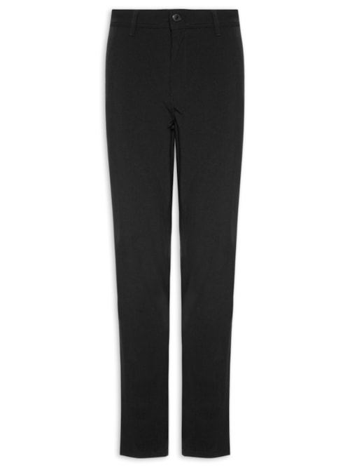 Calça Masculina Social Tech Fivela Lateral – Preto