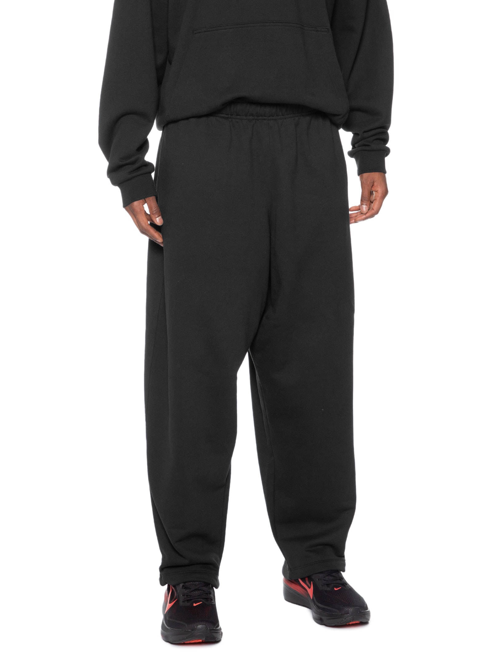 Calça Masculina Sportswear Club Oversized Fleece Preto Nike