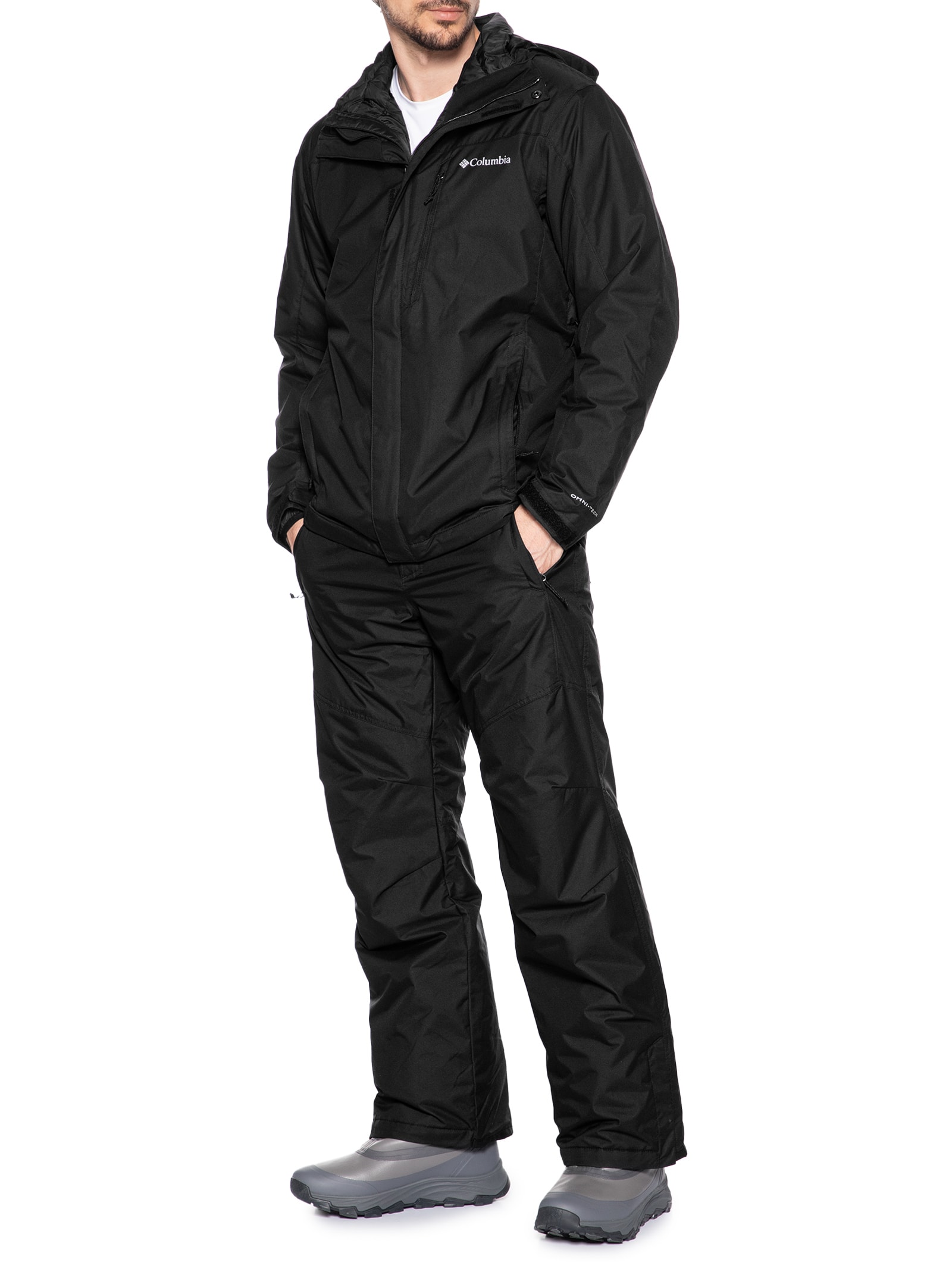 Calça Masculina Sportwear Bugaboo V Omni-Heat Reflective Preto Columbia