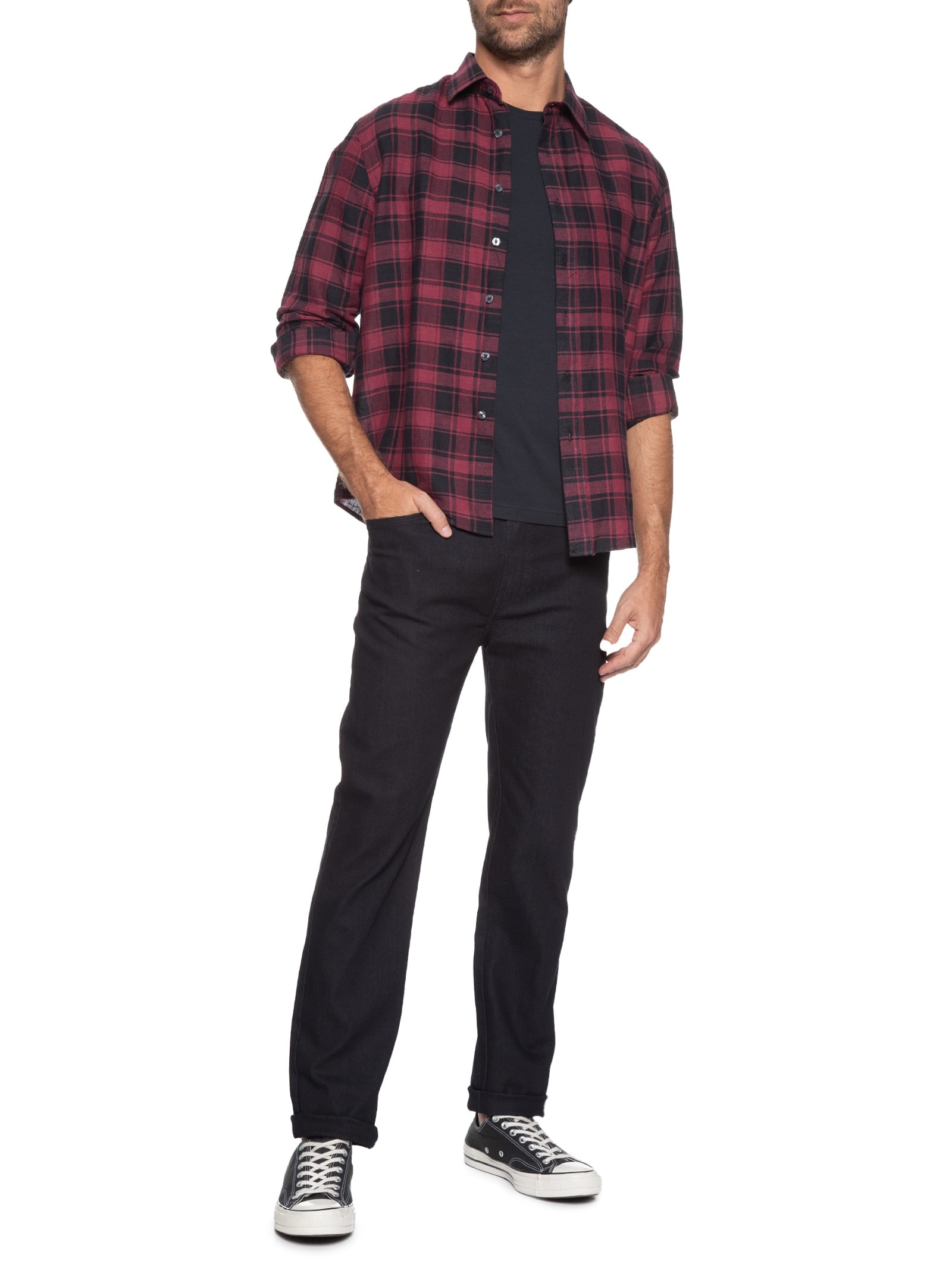 Calça Masculina Sprouting Ly Iv (straight) 5-pckts Preto Ellus