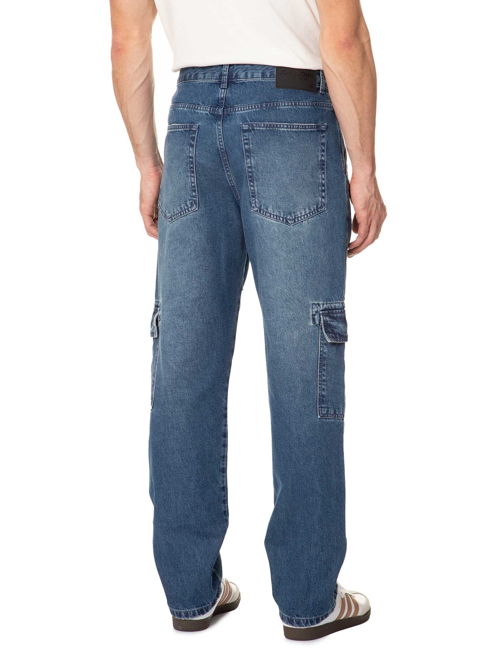Calça Masculina Straight Cargo San Andres Azul John John