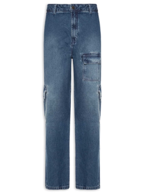 Calça Masculina Straight Cargo San Andres – Azul