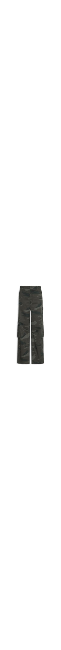 Calça Masculina Super Baggy Cargo Camo - Verde