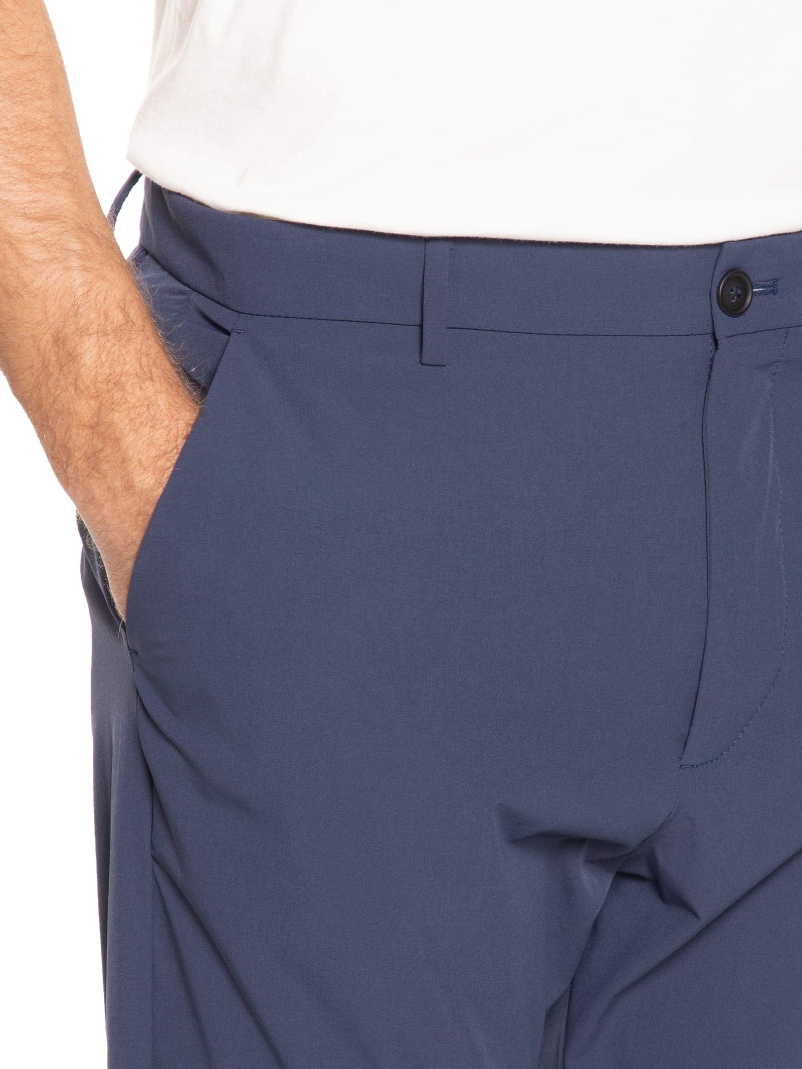 Calça Masculina Tech Alta Performance Slim Azul  '2 Essential