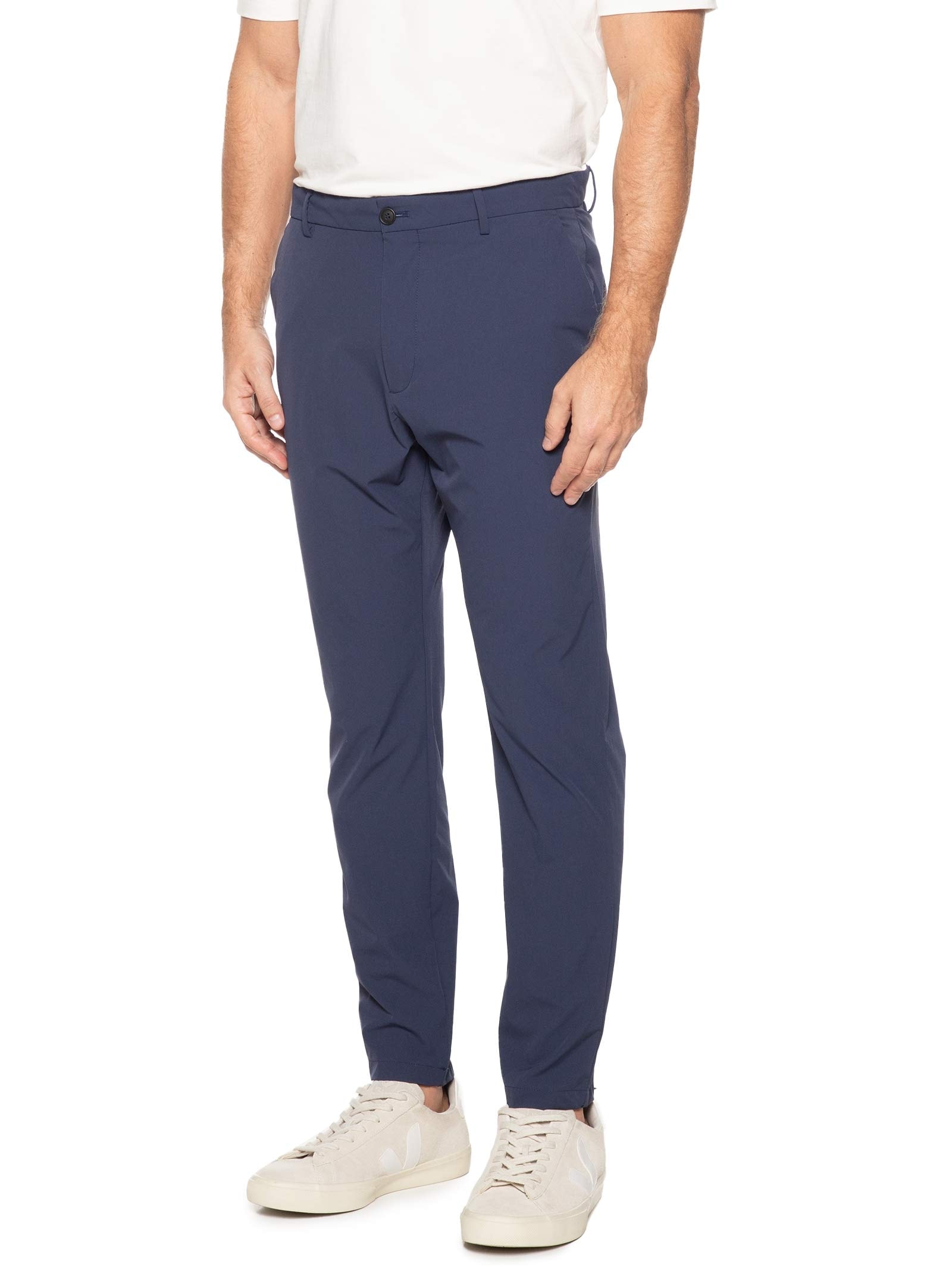Calça Masculina Tech Alta Performance Slim Azul  '2 Essential