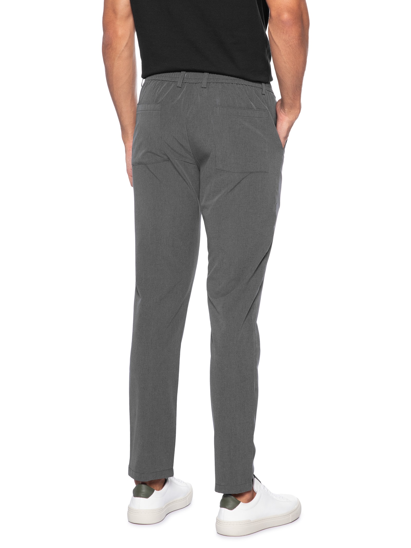 Calça Masculina Tech Dots Respirável Cinza '2 Essential