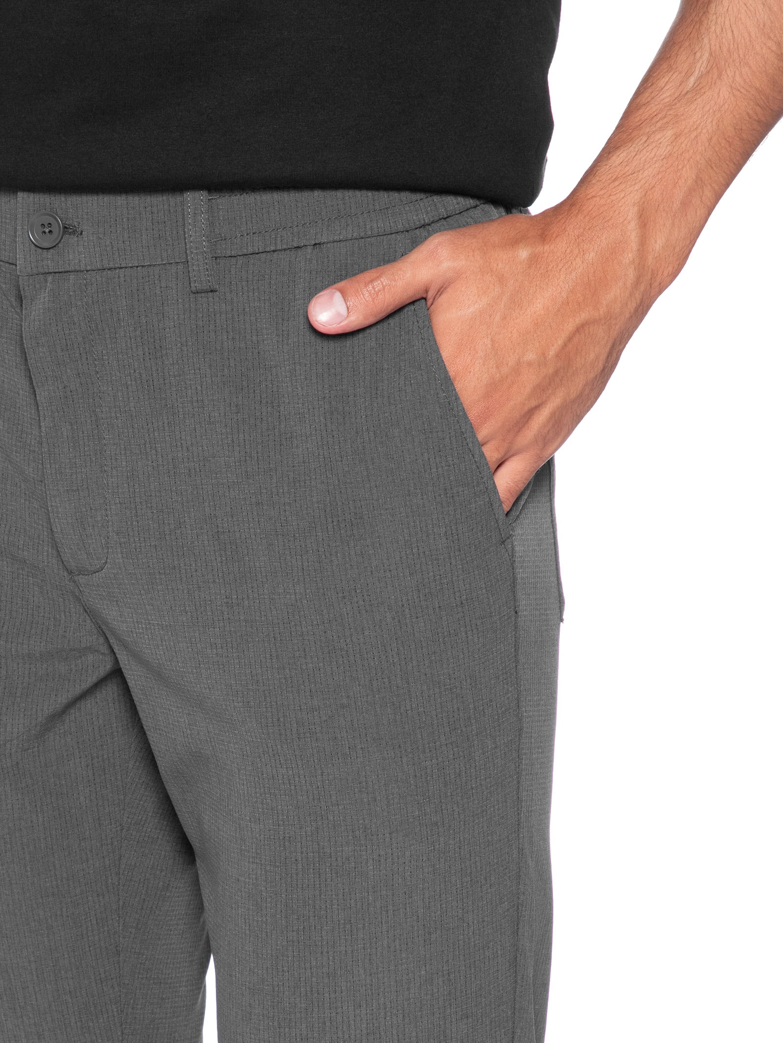 Calça Masculina Tech Dots Respirável Cinza '2 Essential