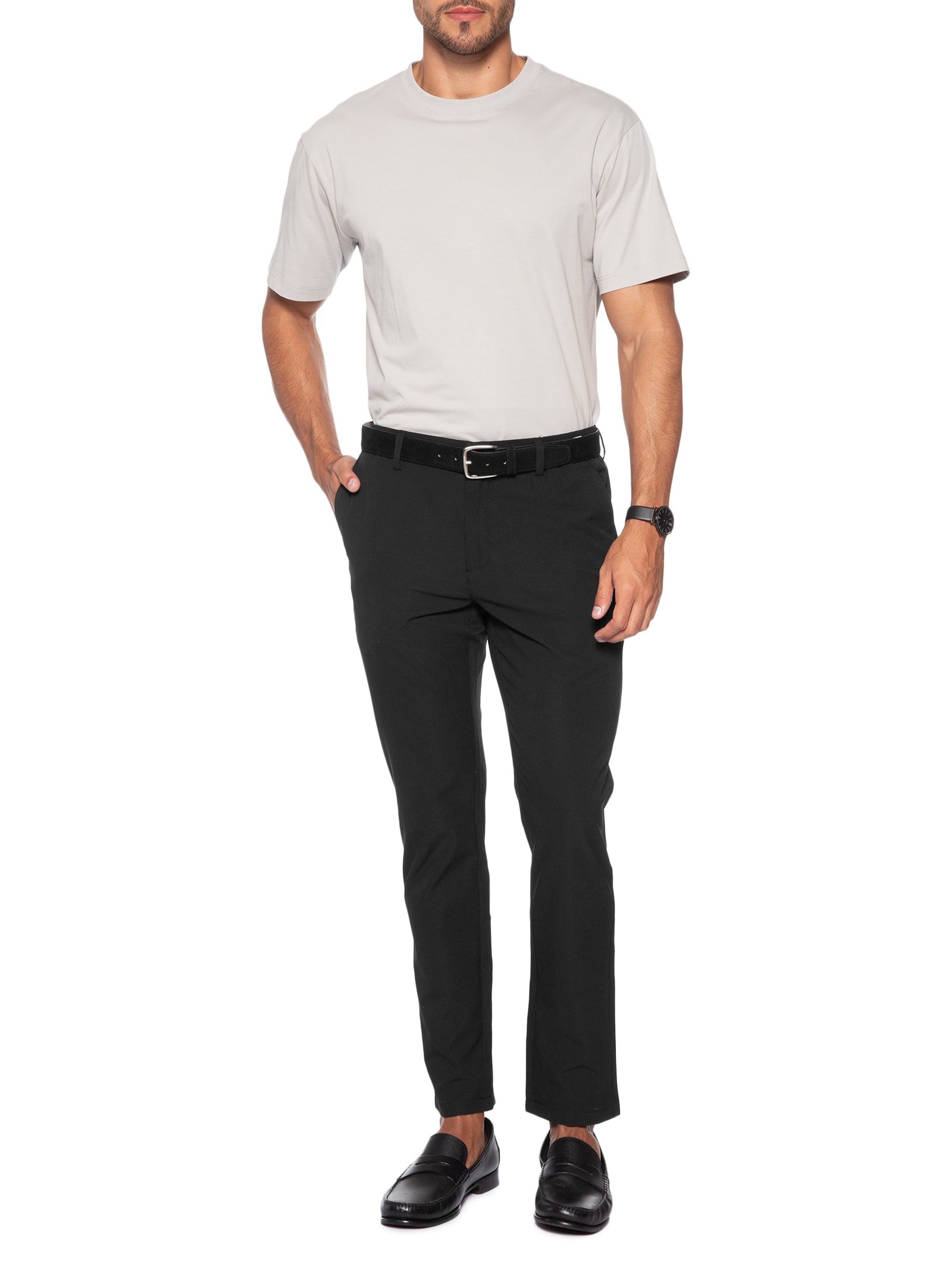 Calça Masculina Tech Dots Respirável Preto '2 Essential