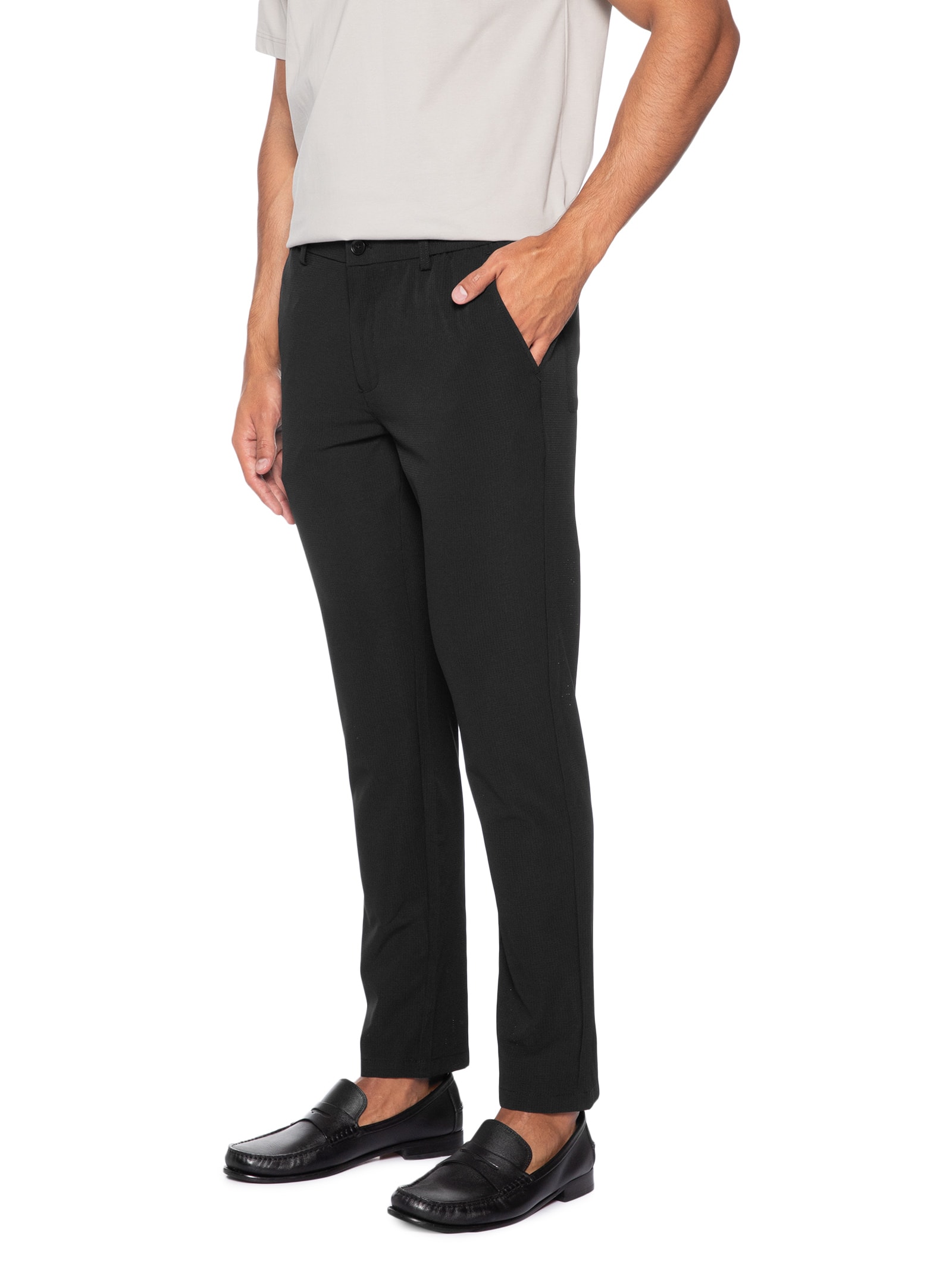 Calça Masculina Tech Dots Respirável Preto '2 Essential