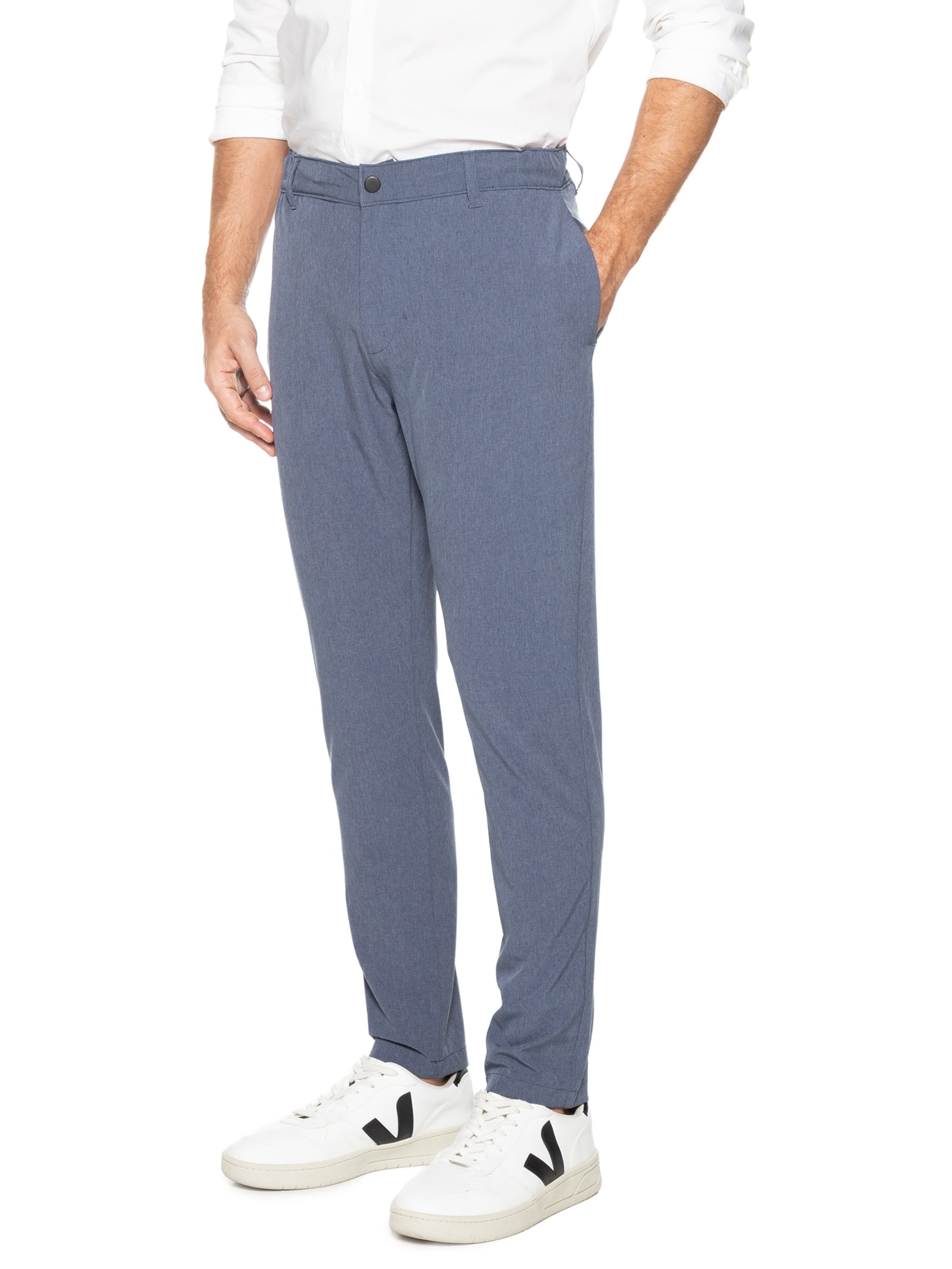 Calça Masculina Tech Slim Azul  '2 Essential
