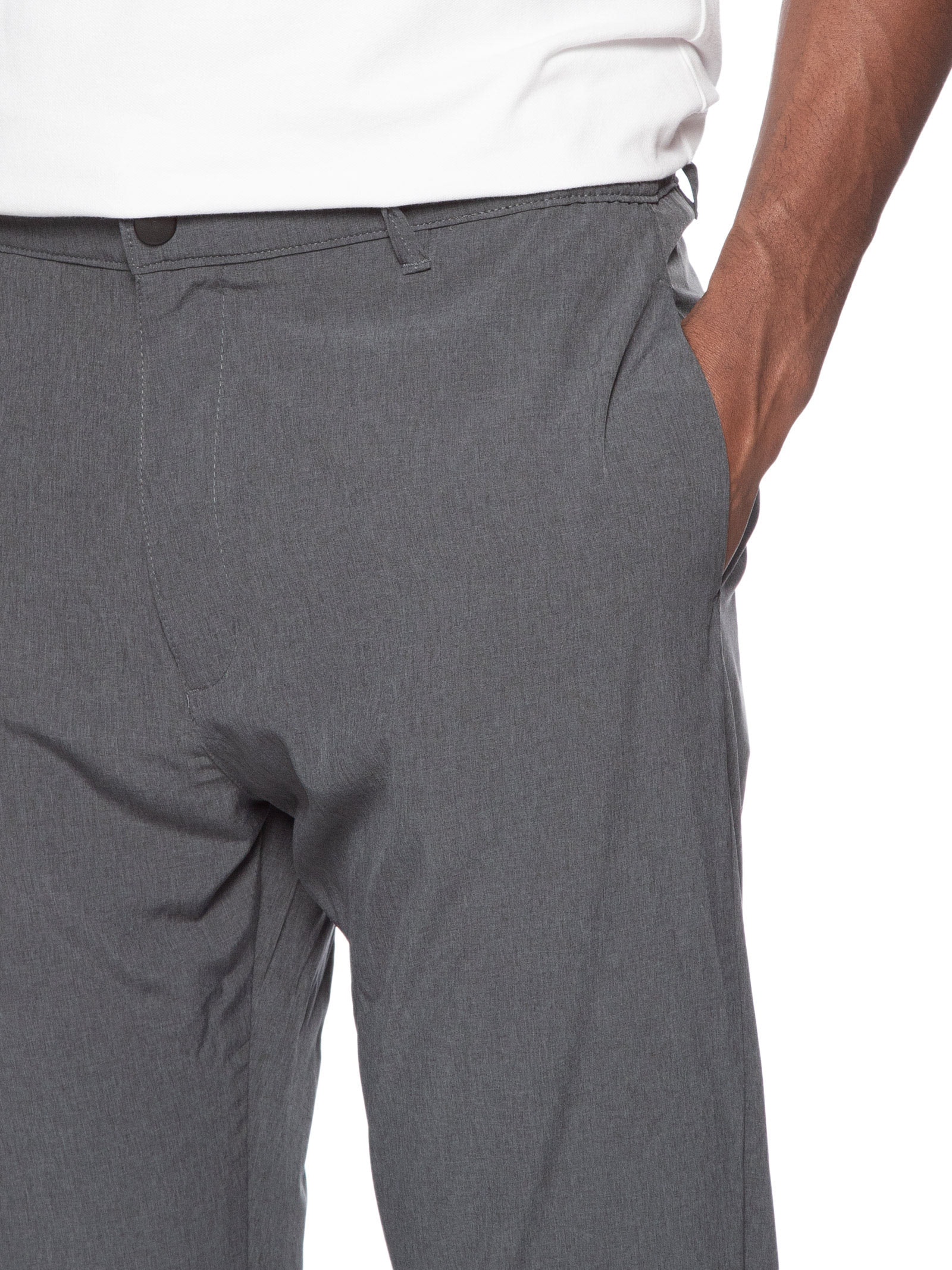 Calça Masculina Tech Slim Cinza  '2 Essential