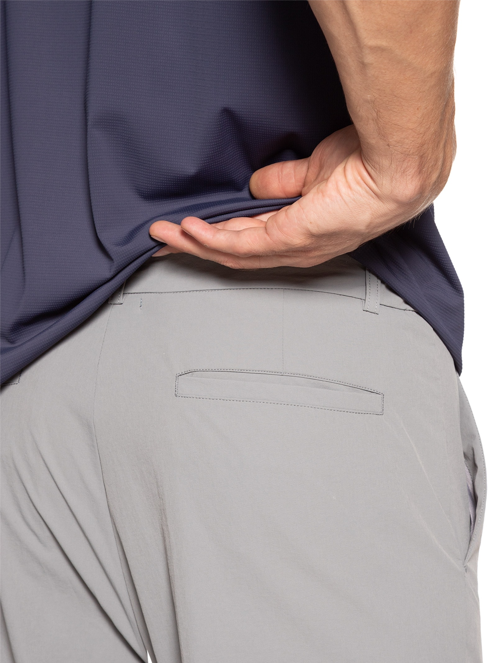 Calça Masculina Tecnologia Com Flexsens Cinza '2 Essential