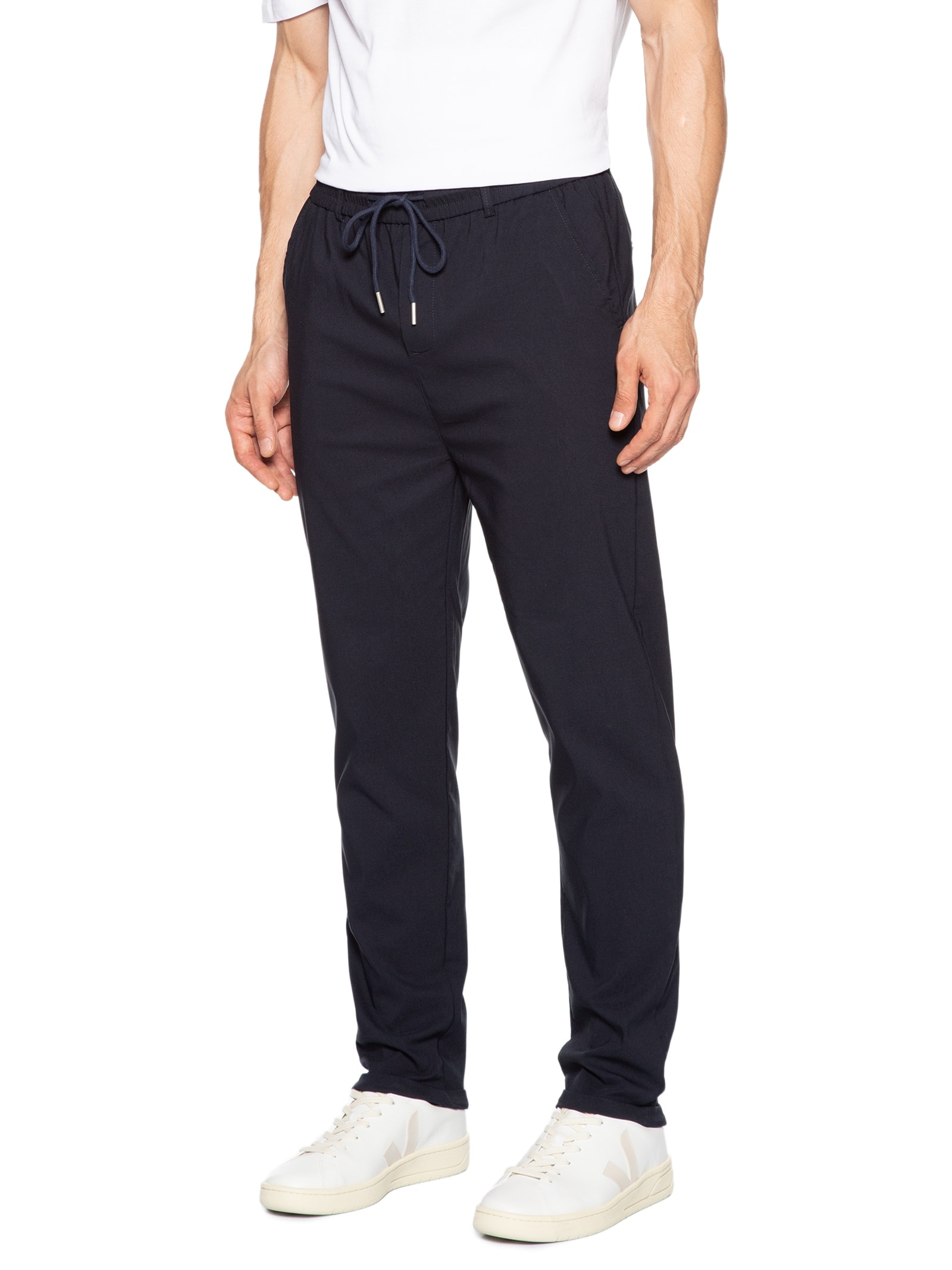 Calça Masculina Tecnológica Comfy Cós Elástico Azul '2 Essential