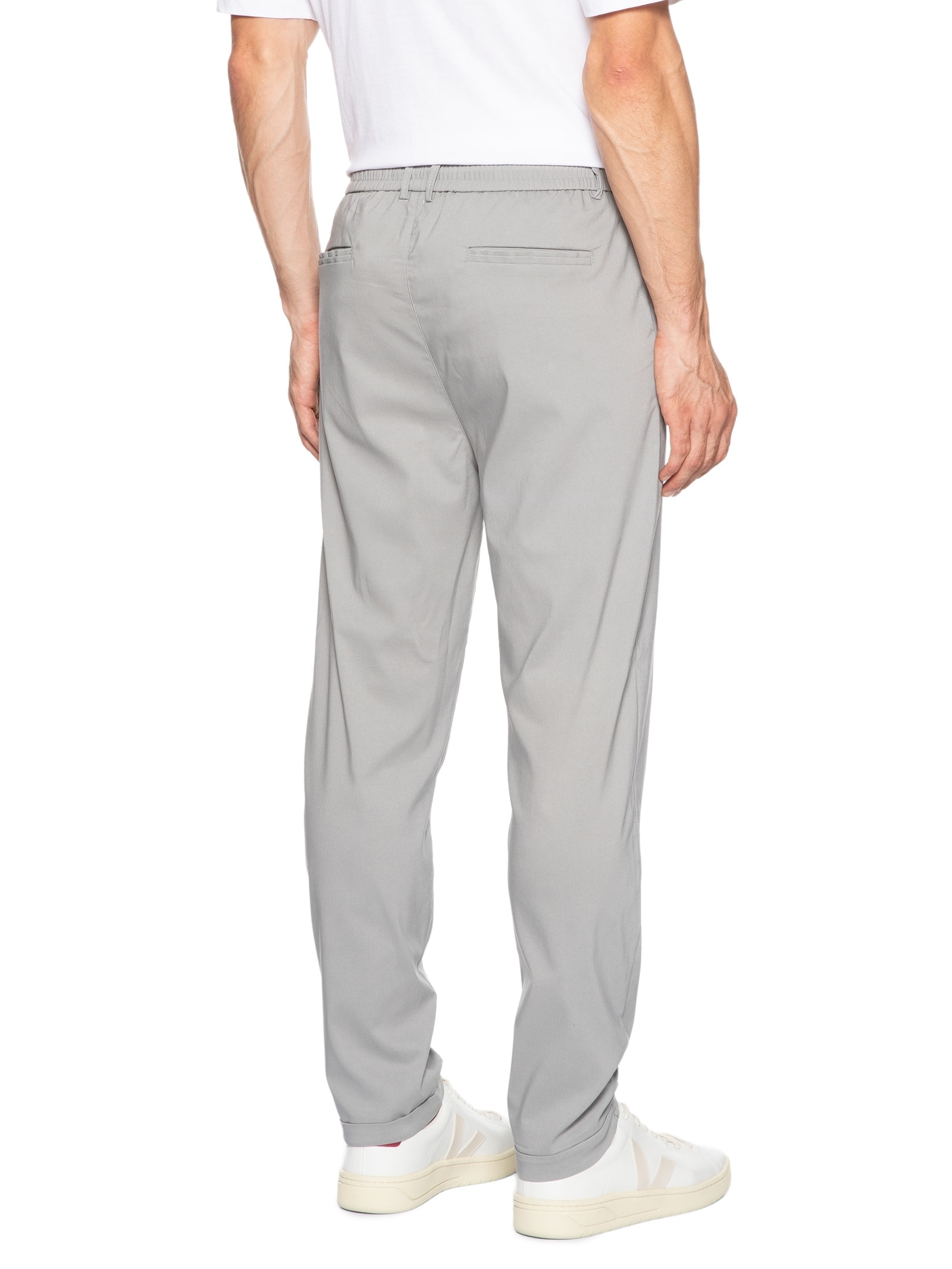 Calça Masculina Tecnológica Comfy Cós Elástico Cinza '2 Essential