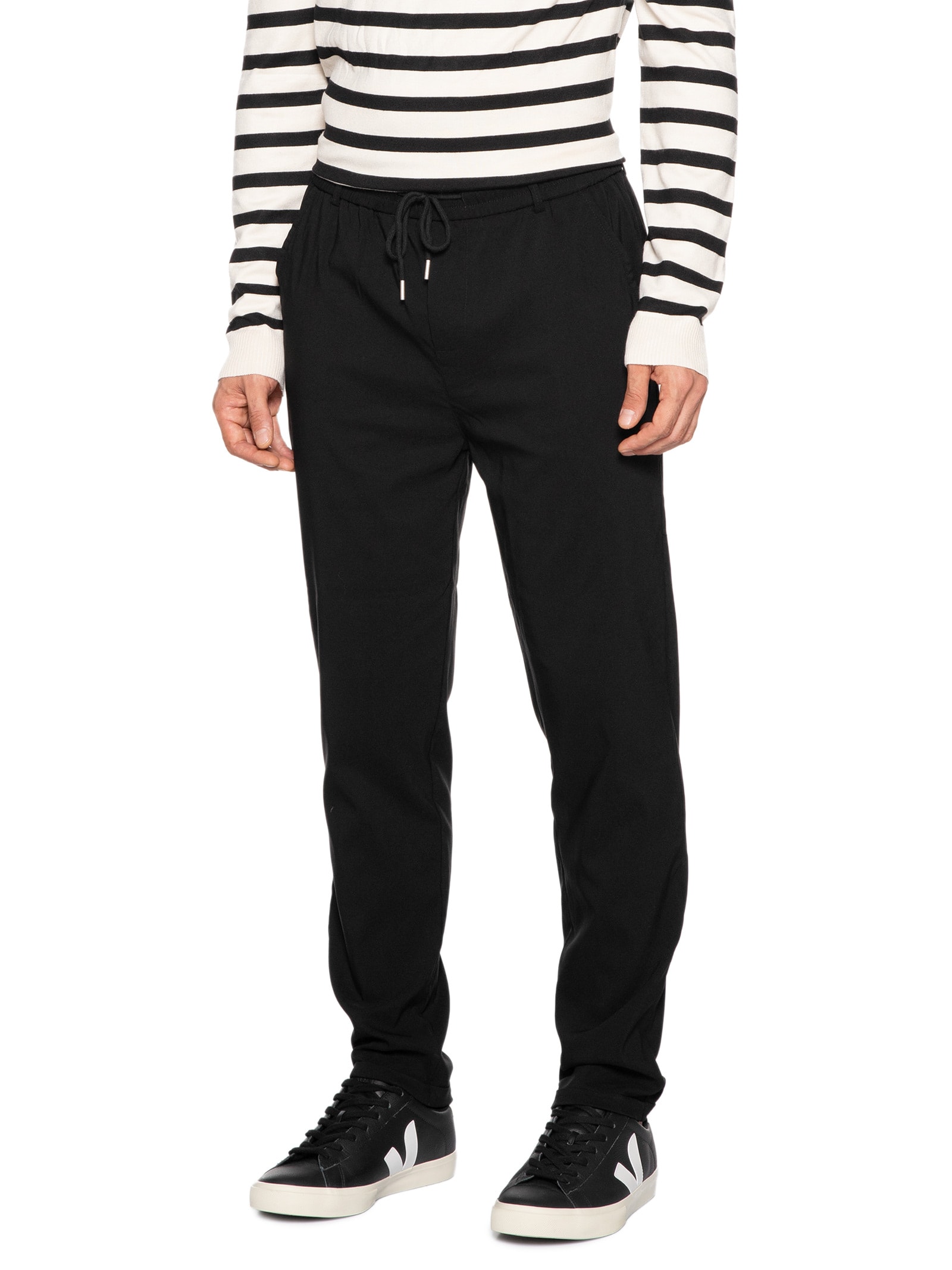 Calça Masculina Tecnológica Comfy Cós Elástico Preto '2 Essential