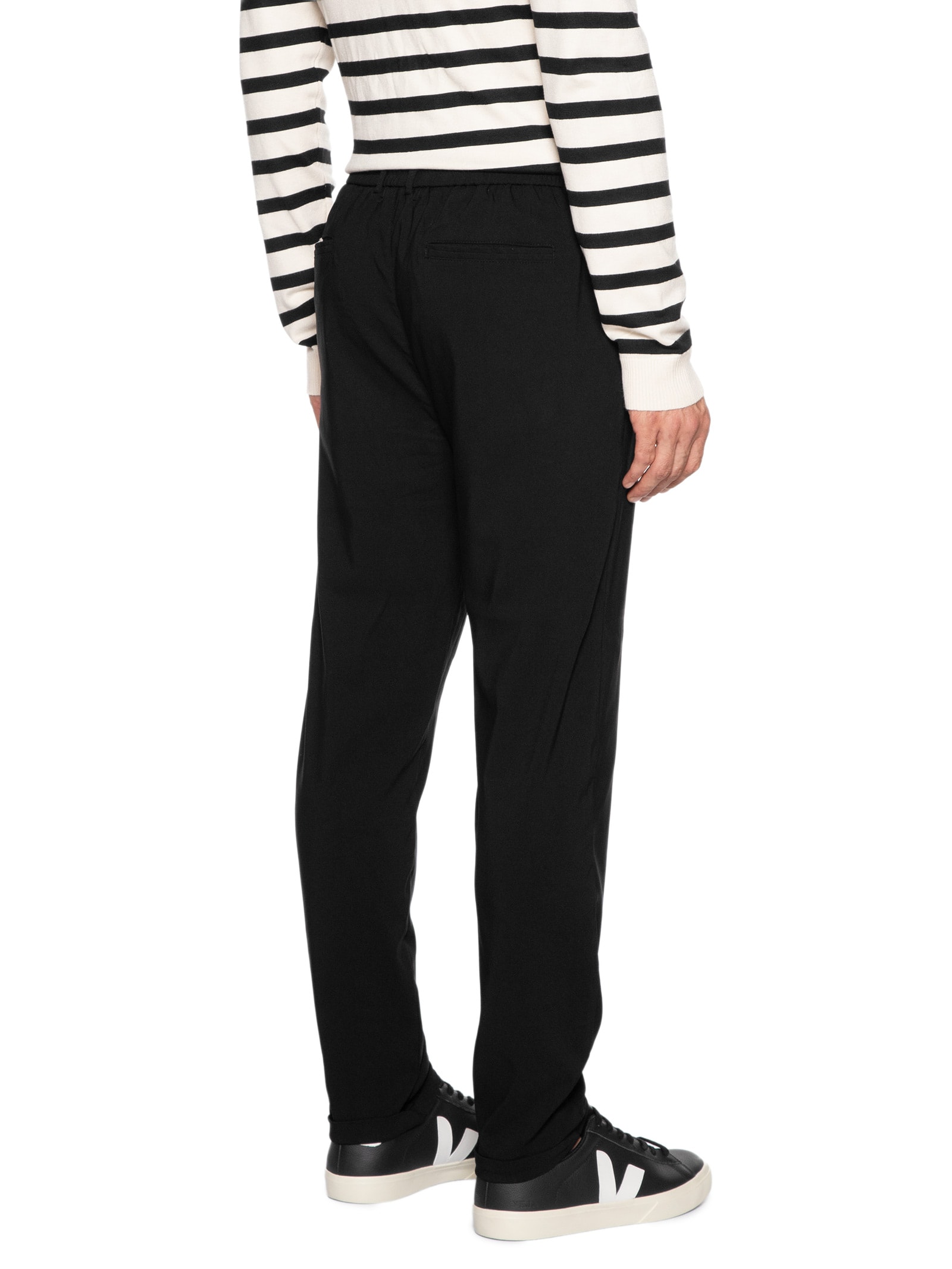 Calça Masculina Tecnológica Comfy Cós Elástico Preto '2 Essential