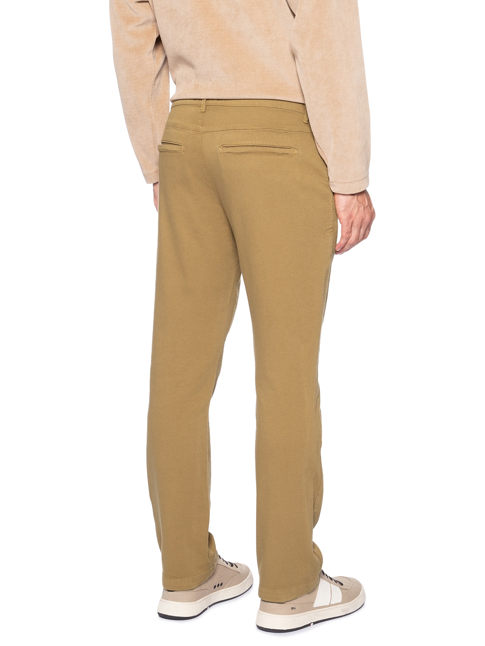 Calça Masculina Texture Comfort Cotton Bege Osklen