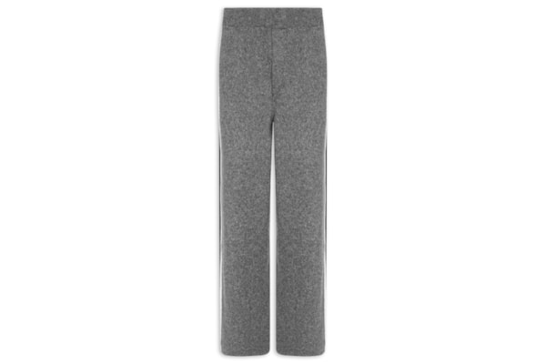 Calça Masculina Tricot Side Tape - Cinza