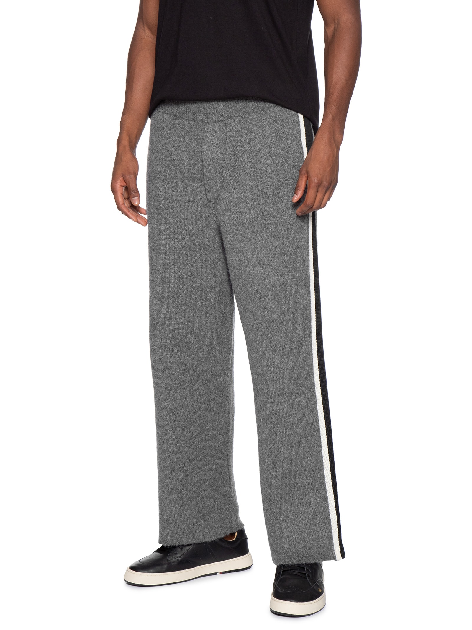 Calça Masculina Tricot Side Tape Cinza Osklen