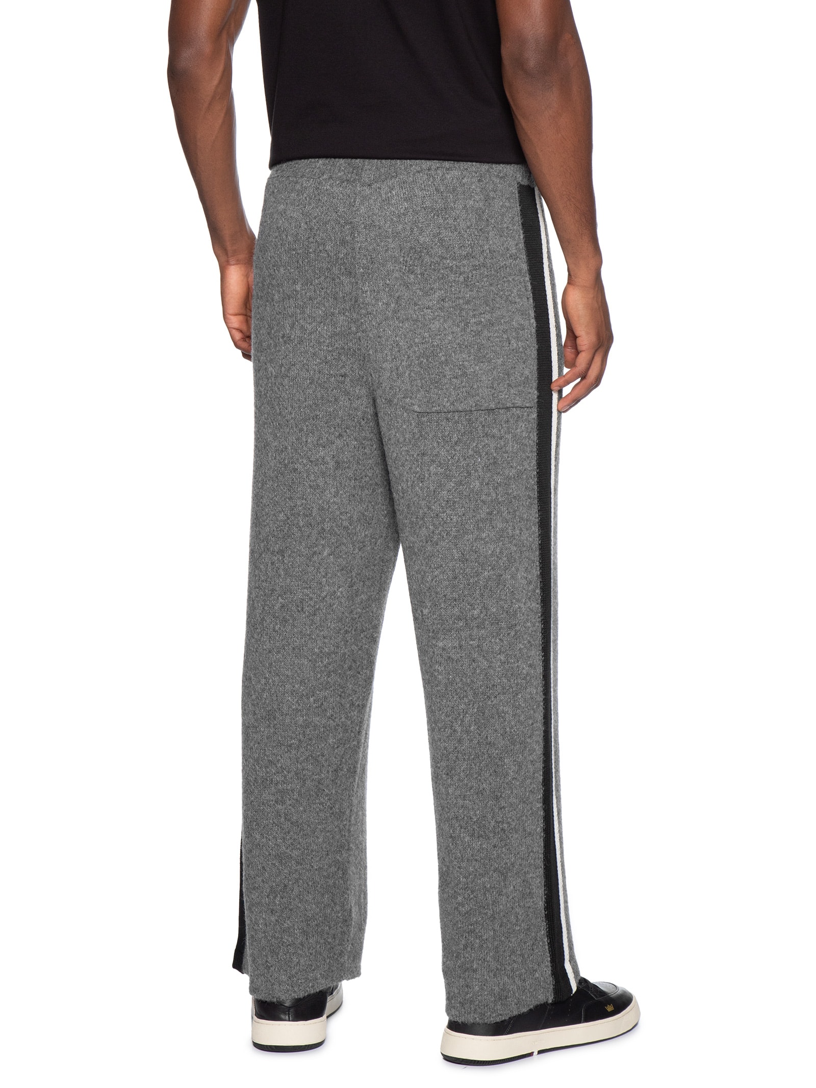 Calça Masculina Tricot Side Tape Cinza Osklen