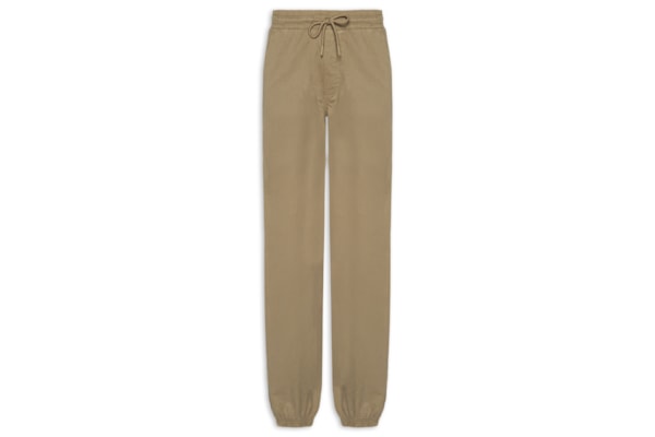 Calça Masculina Troy Cuffed Jogger Moletom - Bege