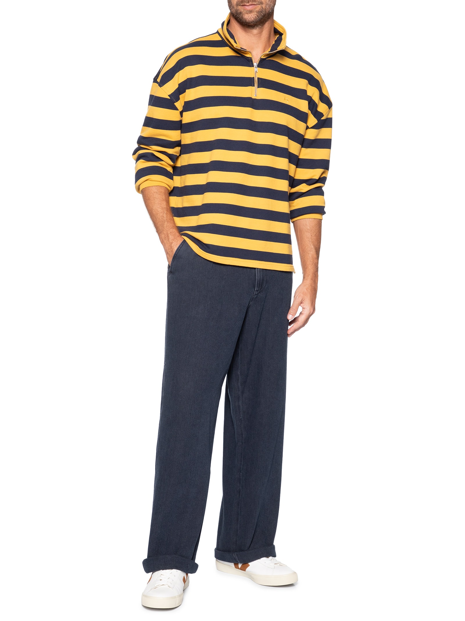 Calça Masculina XX Chino Baggy Pleated Azul Levi's