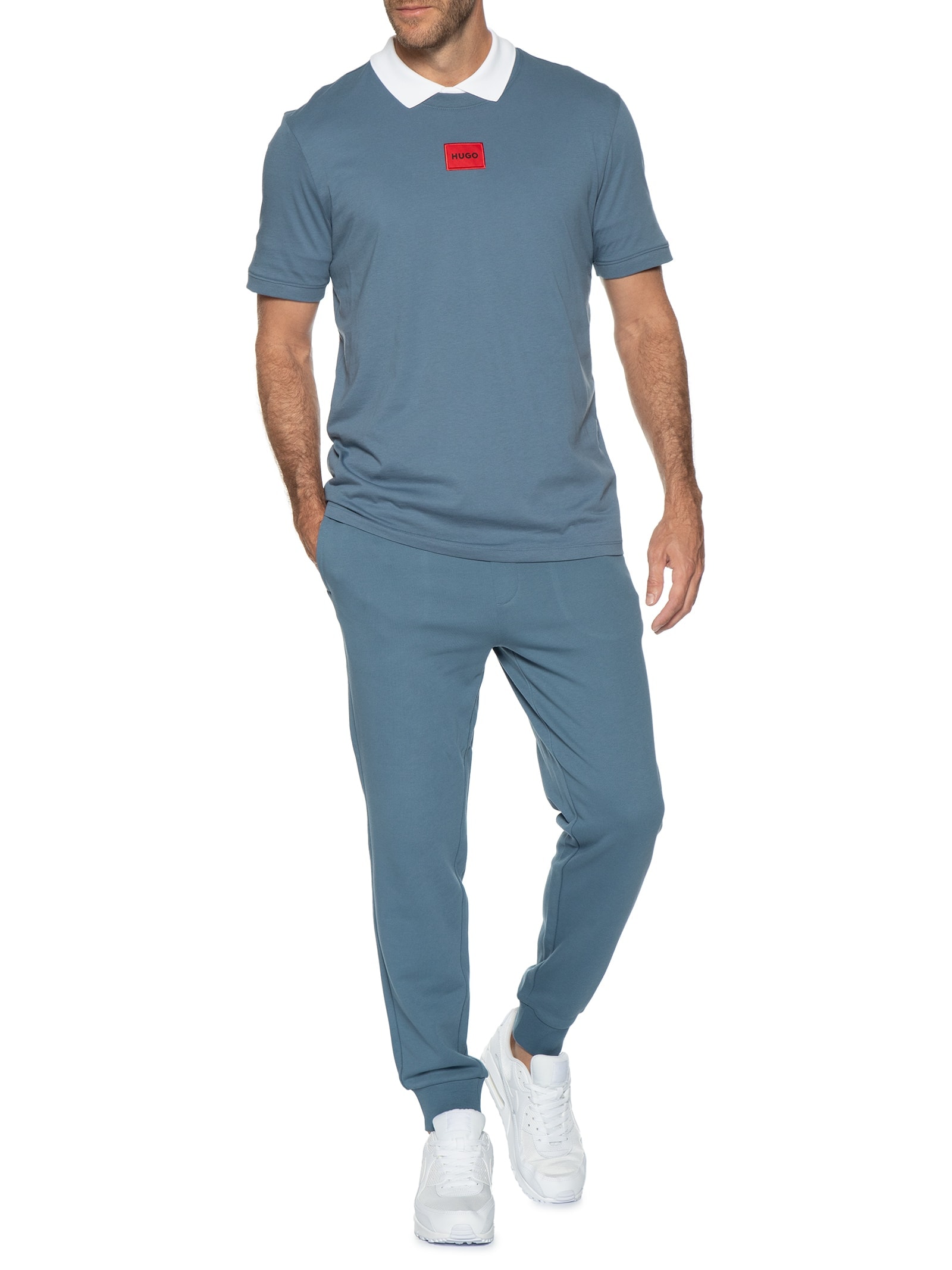 Calça Masculino de Moletom Dayote232  Azul Hugo