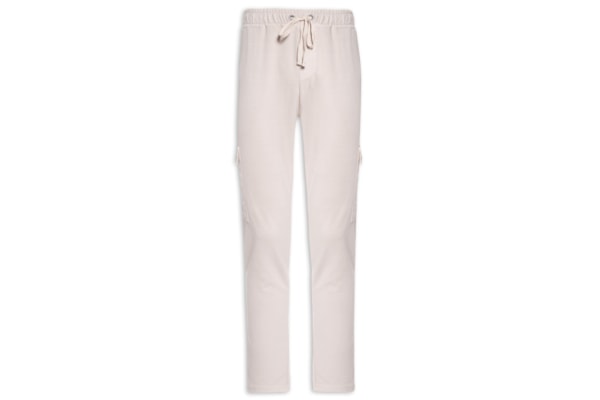 Calça Moletom Cargo - Bege