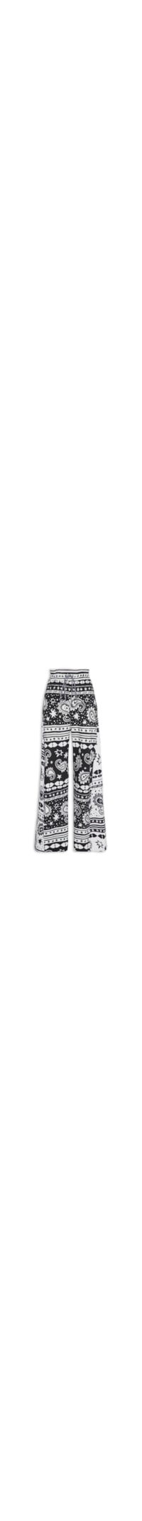 Calça Moletom Estampa Paisley Love - Preto