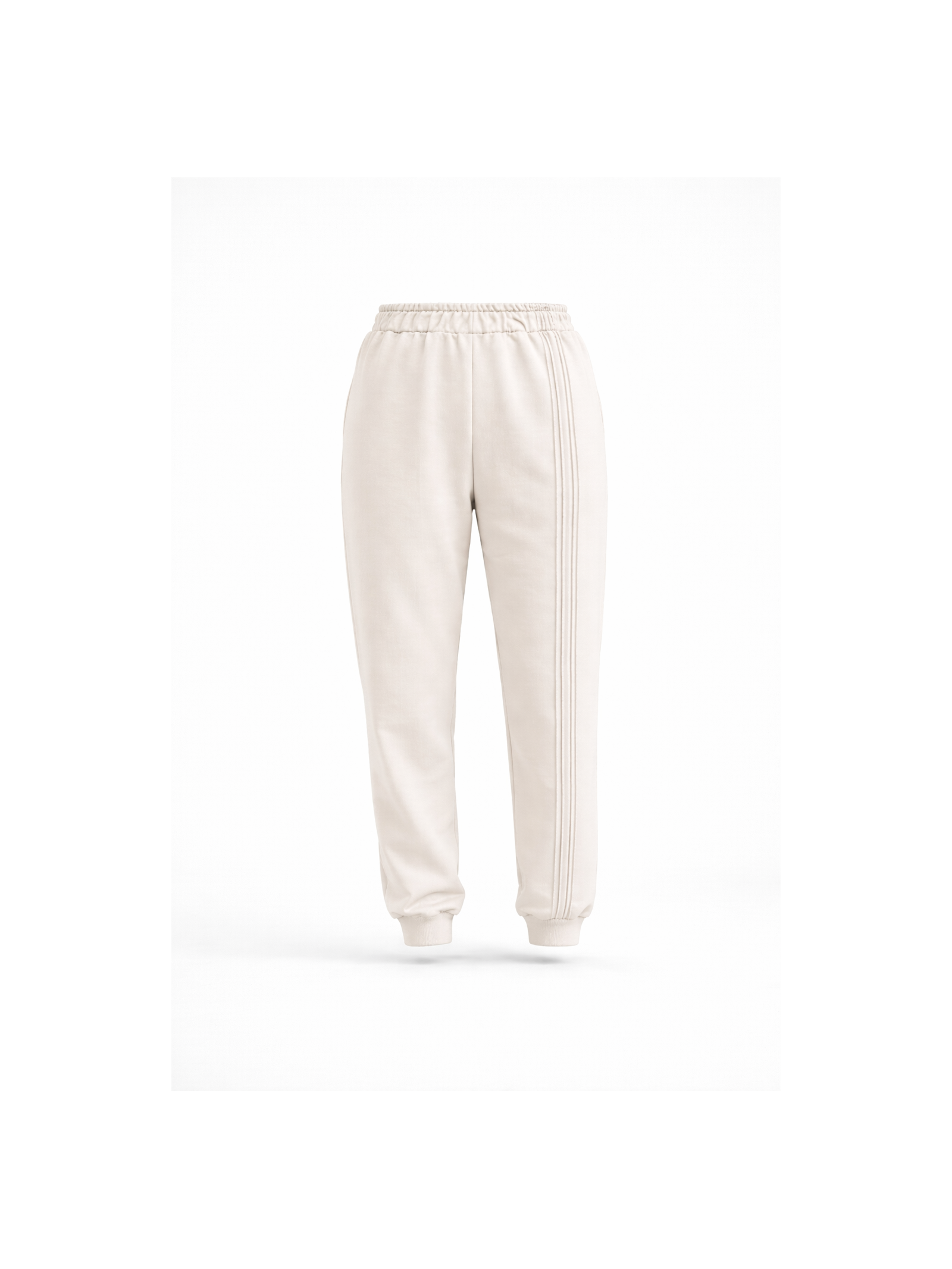 Calça Moletom Linhas Off White Branco Suntime