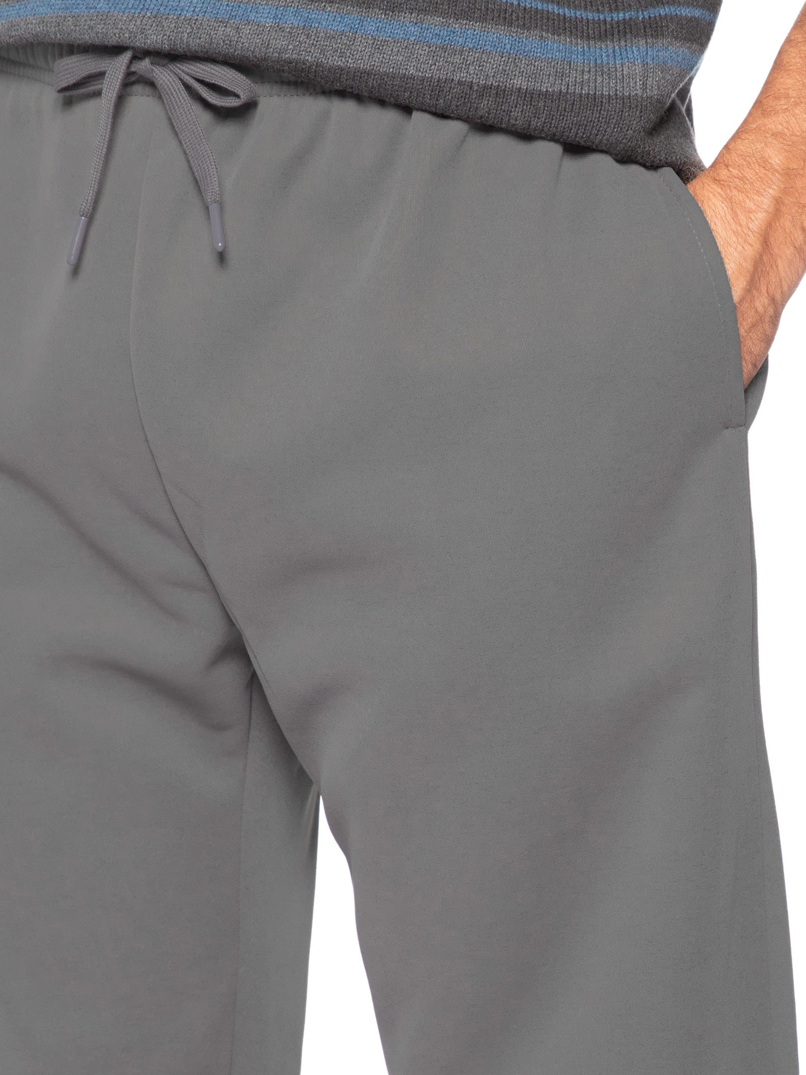 Calça Moletom Masculina Básica Cinza Basiq Men