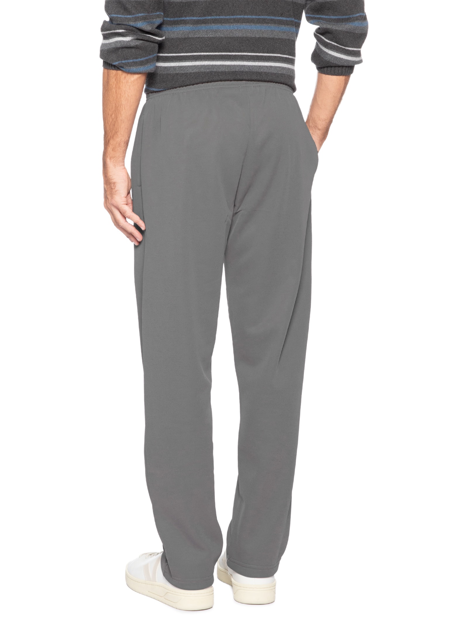 Calça Moletom Masculina Básica Cinza Basiq Men