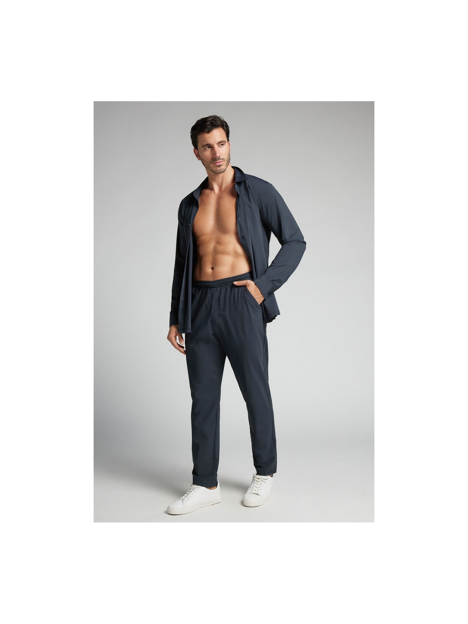 Calça Non Iron Azul Intimissimi