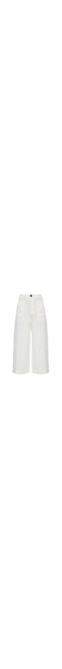 Calça Pantacourt - Off White