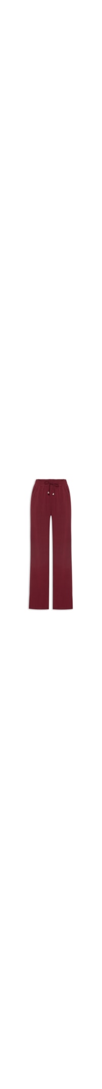 Calça Pantalona com Cordão Feminina - Vermelho