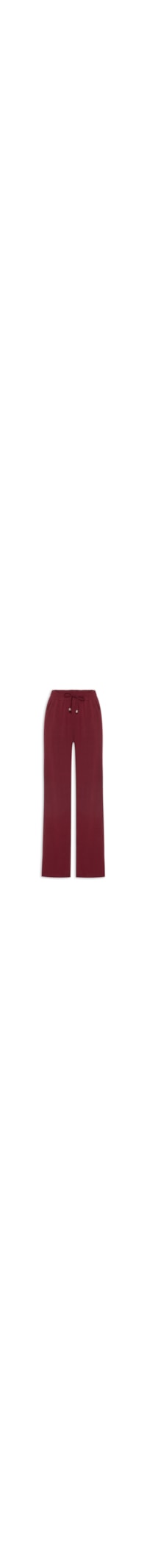 Calça Pantalona com Cordão Feminina – Vermelho