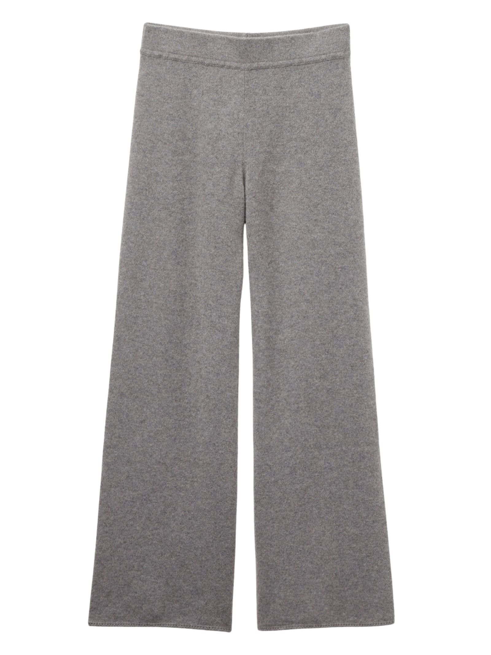 Calça Pantalona Em 100% Cashmere Cinza Intimissimi