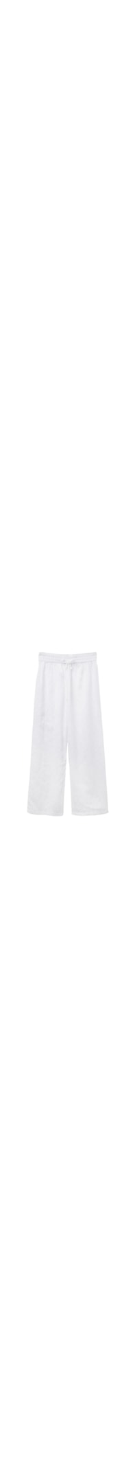 Calça Pantalona Jacquard - Branco