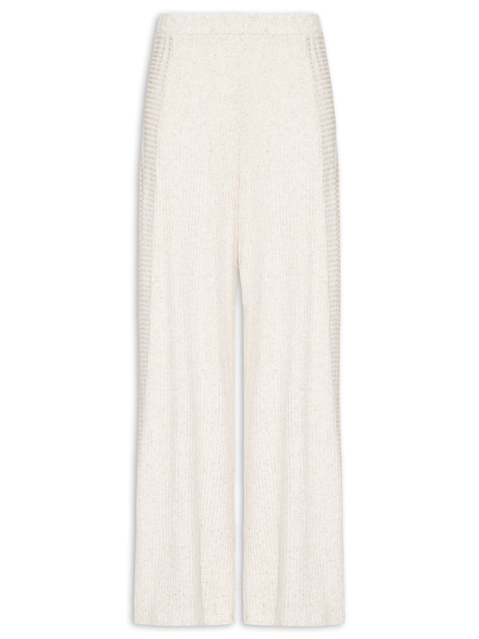 Calça Pantalona Mescla Bege Modal Simone Yogini