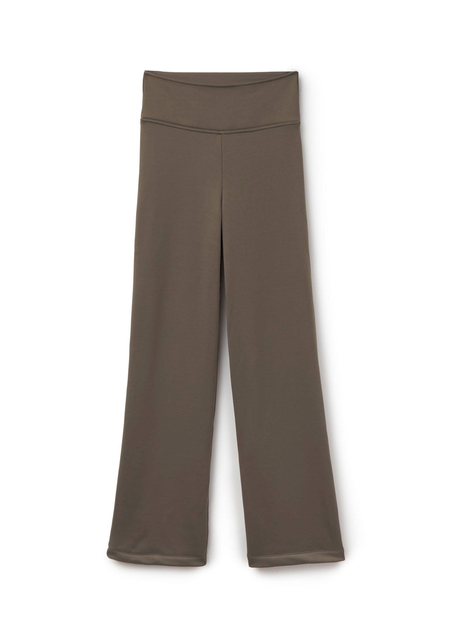 Calça Pantalona Térmica Com Plush Interno Cinza Calzedonia