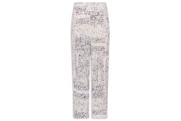 Calça Pregas Textura Tile Feminina – Preto