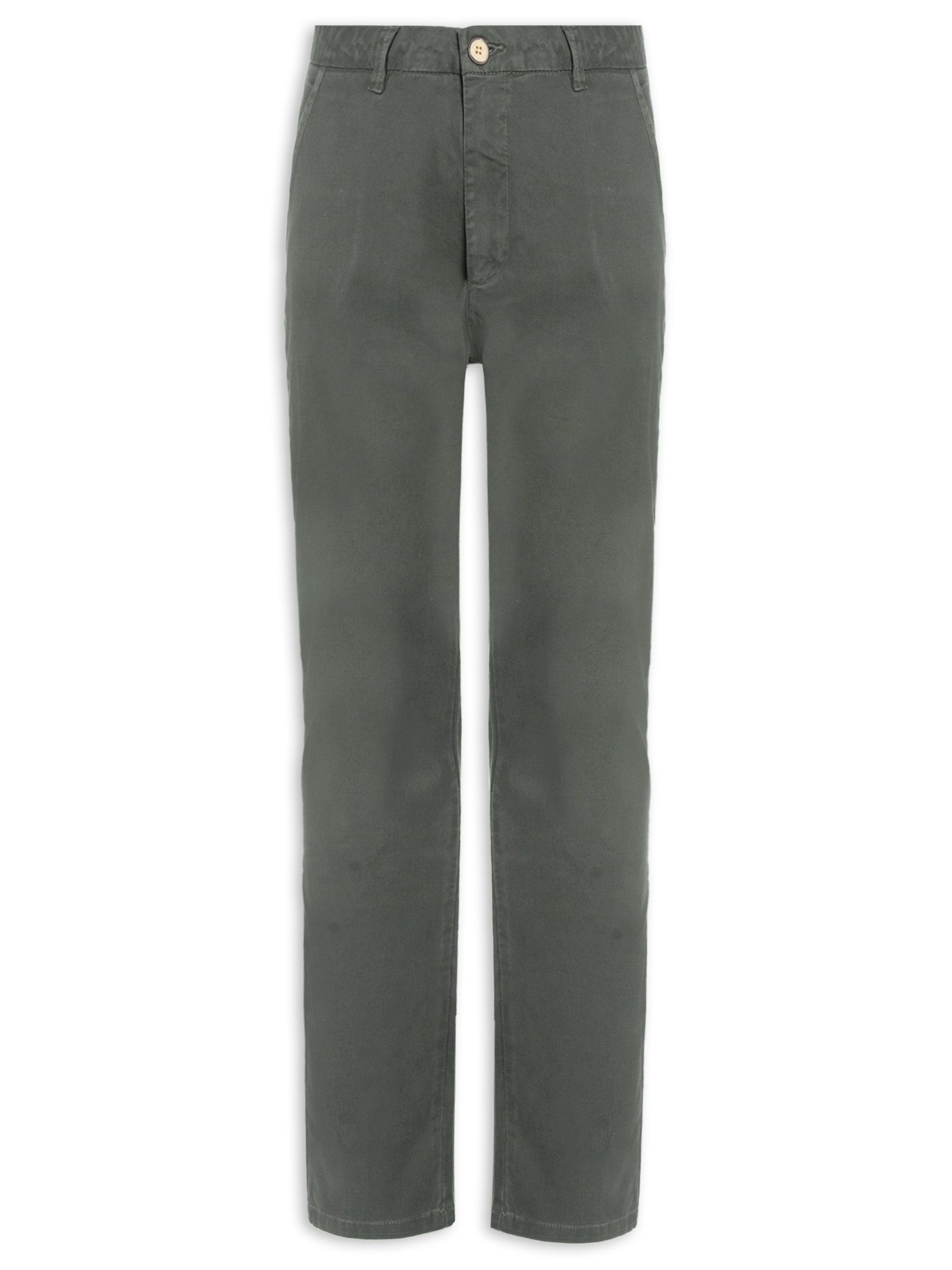 Calça Reta Casual Masculina Cinza Reserva
